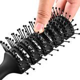 ball tipped vented brush comb