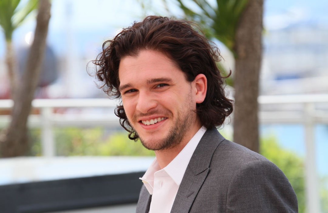kit harington sporting messy layers