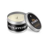Tin Candle Leather Tobacco & Vanilla