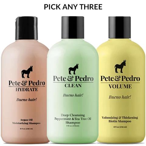 Pick 3 Men's Shampoo Set