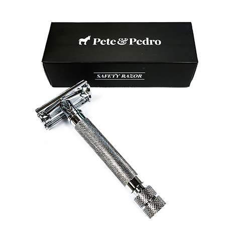 Safety Razor + Replacement Double-Edge Blades